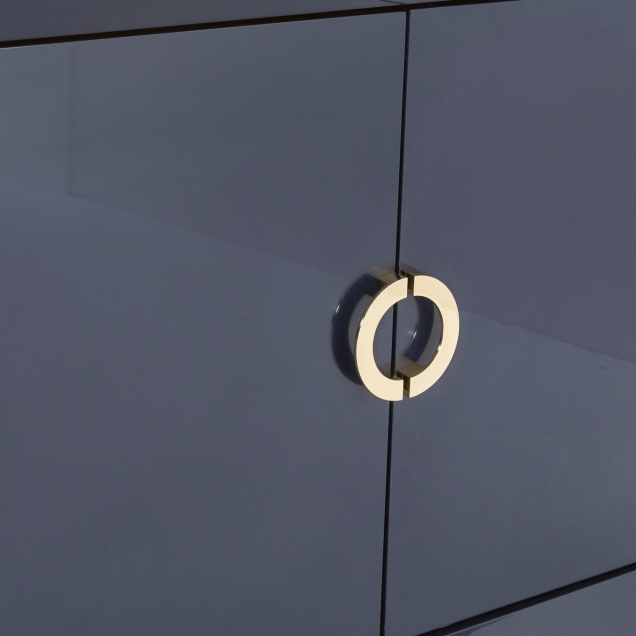 Quartz Ocean Blue & Gold Sideboard